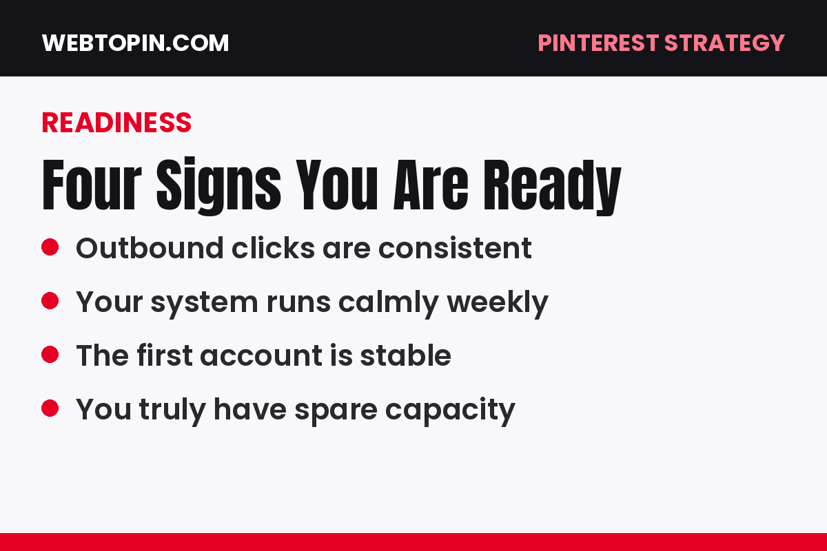 Card: four signs you are ready for a second account